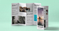 Psd Accordion Fold Mockup US A4 :  