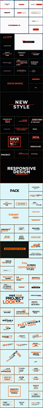AE模板 2250+组动态标题视频海报排版社交媒体视频转场过渡模板合集 Videohive – Graphics Pack & Logo Reveal Pack插图18