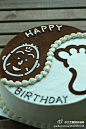 儿子，生日快乐～～～～简单四步教你用筛板装饰蛋糕
