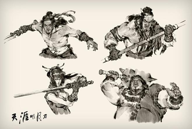 木童 鱼子 : 游戏原画插画