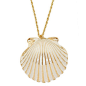 Miso Shell Pendant Long Necklace