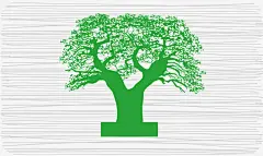 树木环保名片元素矢量图高清素材 名片素材 环保元素 环保名片 矢量树 绿树 矢量图 平面广告 设计图片 免费下载
