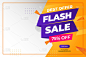 Flash sale折扣横幅促销背景
