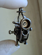 itty bitty steampunk diver--- if you look close... looks like a mini minion!: 