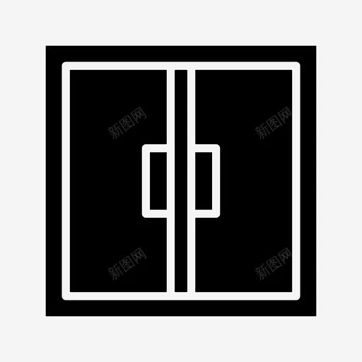 窗户建筑门 UI图标 设计图片 免费下载 页面网页 平面电商 创意素材图片_窗户图标图片素材-花瓣网