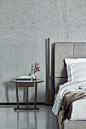 #Flexform MOOD ICARO #nightstand and #bed, designed by Roberto Lazzeroni. Find out more on www.flexform.it