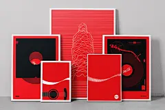 可口可乐音乐主题创意海报设计 - 三视觉