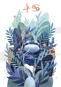 画画的小菜~采集到国风插画
