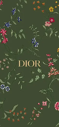 Dior 花卉系列手机壁纸 - 小红书