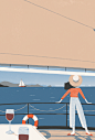 Summer Sailing on Behance