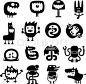 Stock vector of 'funny monsters'