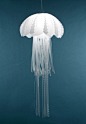 创意灯饰：水母造型的吊灯设计