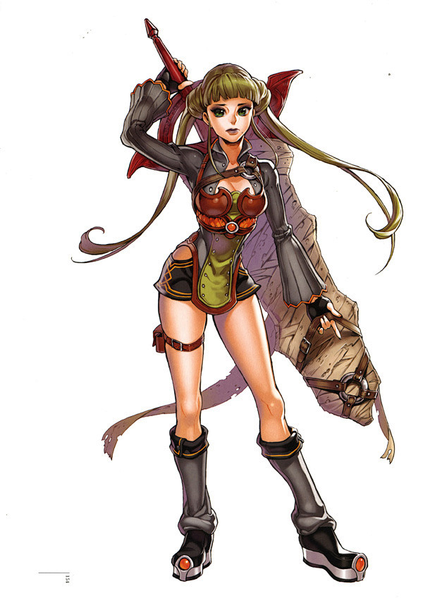 唯美幻想游戏美术素材线稿设定集cg日韩写实风格人物角色原画淘宝网