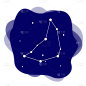 十二星座摩羯座星轨贴纸