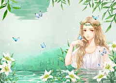 素锦动漫底图