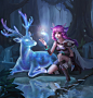Deer Elves-Yao, lemon - : Deer Elves-Yao by lemon - on ArtStation.