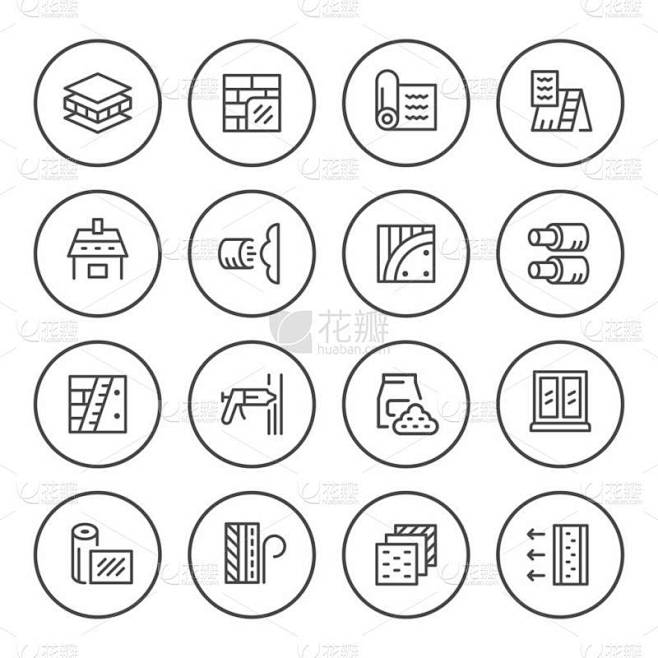 设置的绝缘圆线图标