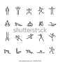 simple icon people, vector