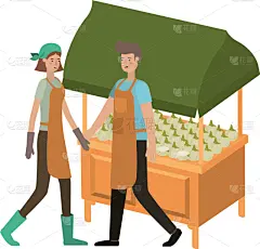 蔬菜,货亭,伴侣,商店,头像,商务,清新,浪漫,食品,站