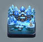 Clash of Clans : Winter Background