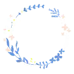 花环边框清新手绘动态贴纸