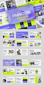 其中包括：This presentation template can be used for various purposes, such as corporate presentations, personal purpose, pitch deck, project, agency, studio, business, startups, institutions, organizations, and many more.

This presentation template has a Min