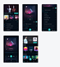 Spotify App ui design concept .sketch素材下载 - 豆皮儿