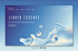 Landing page liquid essence design