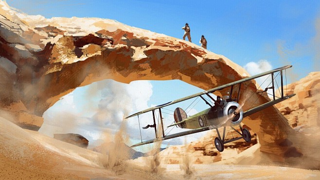 《战地1》海量艺术概念原画欣赏 一战战场...