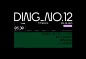 DING_NO.12 Typeface