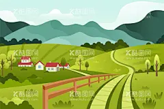 矢量农场背景  - 源文件下载【酷图网】矢量农场背景,矢量乡村背景,农场背景,乡村地形背景,壁纸,农场,农村,大自然,植物,景色,风景地形,