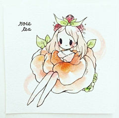 李倡瑶采集到暖心简笔画