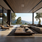 architecture living room bathroom Residence luxury experimental midjourney Midjourney ai ai modern