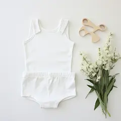 白色服装连衣裙元素图片素材