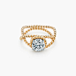 Tiffany & Co. Schlumberger 系列 18K 金 Rope 订婚钻戒