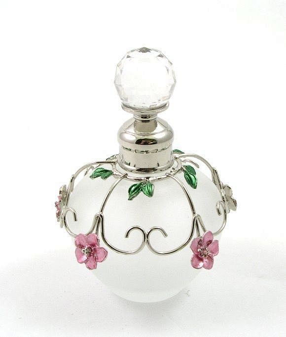 Round frosted perfum...