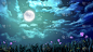 夜晚,天空,月球,太空,水平画幅,无人,抽象,天气,星星,月光
