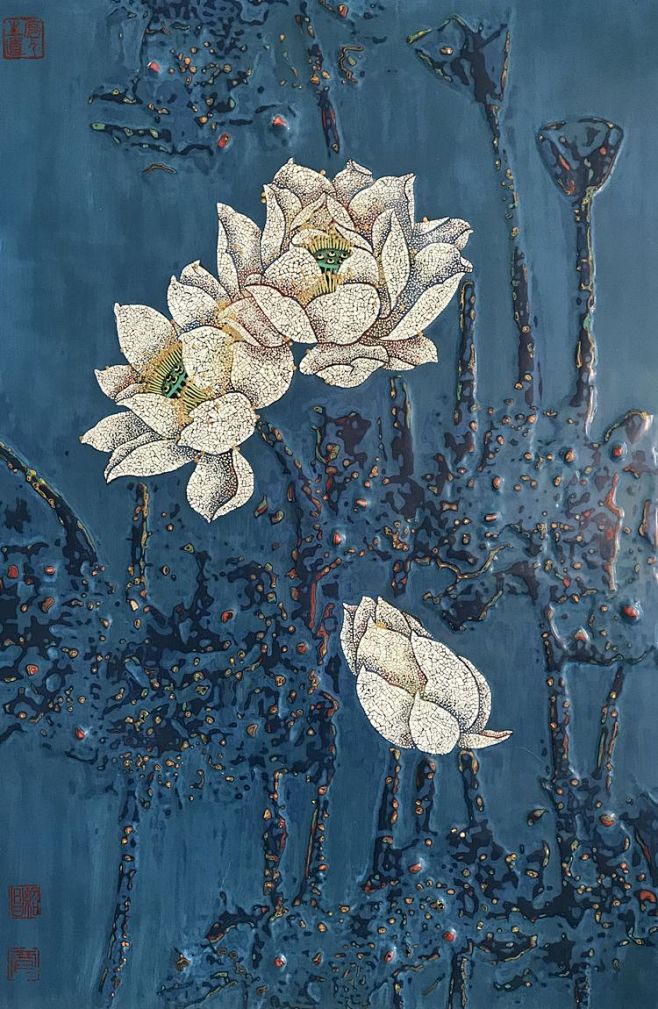 漆画蛋壳