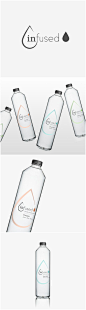 Agency Concept for Modern and Minimalist for Modern and Minimalist Twist on Bottled Water Design Agency: Alison Congdon Brand / Project Name: Infused Category: #Beverages #Water World Brand & Packaging Design Society