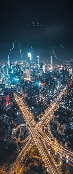 闪电羊城-KaiYi-米拍摄影社区