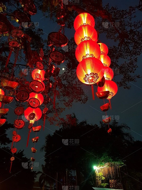 晚上在中国素材-花瓣网