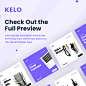 14款社交媒体电商钻展海报banner模板 KELO – An Online E-commerce Store – Facebook & Instagram figma
