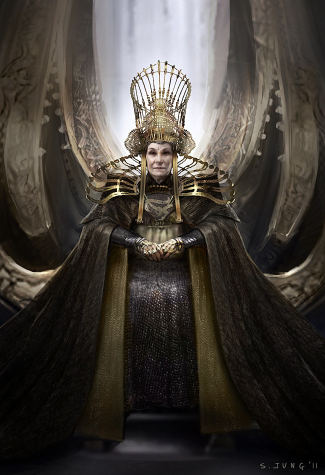 超人钢铁之躯氪星武士概念图