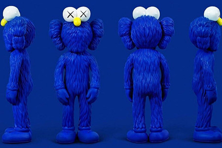 限量kaws高逼格公仔超限量kaws公仔克制蓝超级酷百分百增值不定时会