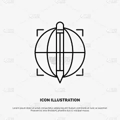 焦点,地球形,线图标,靶子,非都市风光,形状,小的,国内著名景点,探险
