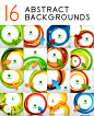 炫彩背景矢量合集 Backgrounds Mega Sets 25eps   - PS饭团网