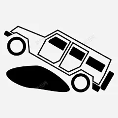 汽车冠军吉普车图标 设计图片 免费下载 页面网页 平面电商 创意素材