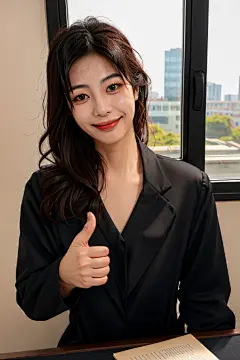 职场职业女性肖像摄影图