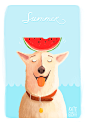 Gluta Dog : Personal illustration