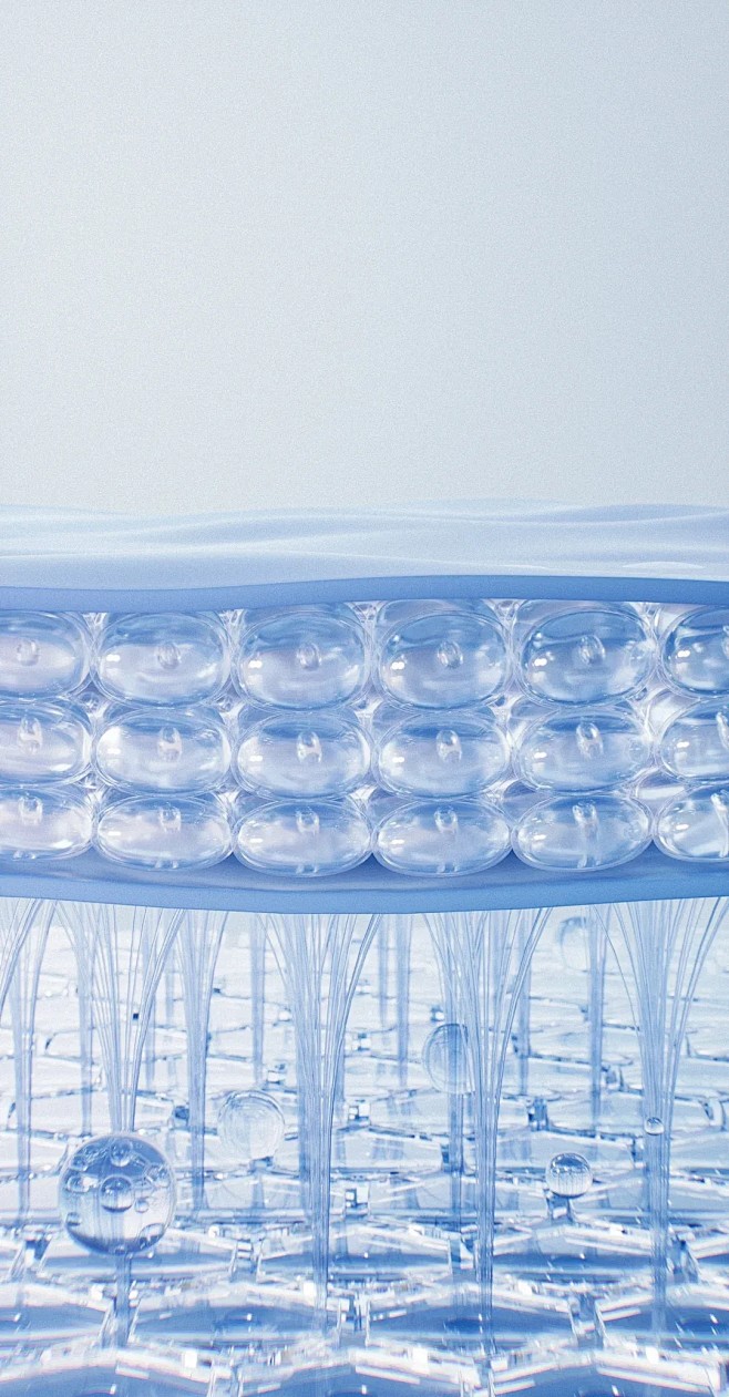化妆品 护肤品分子 护肤品成分补水保湿成...